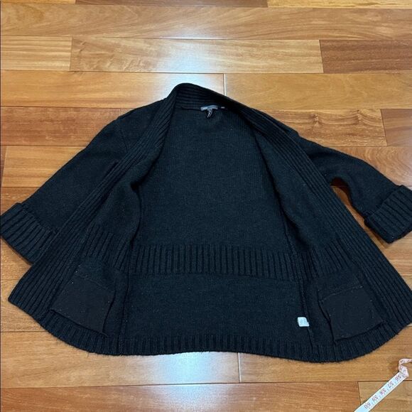 Vince Black Women's Bergdorf Goodman Cardigan Open Front Sweater Size S - Picture 7 of 8